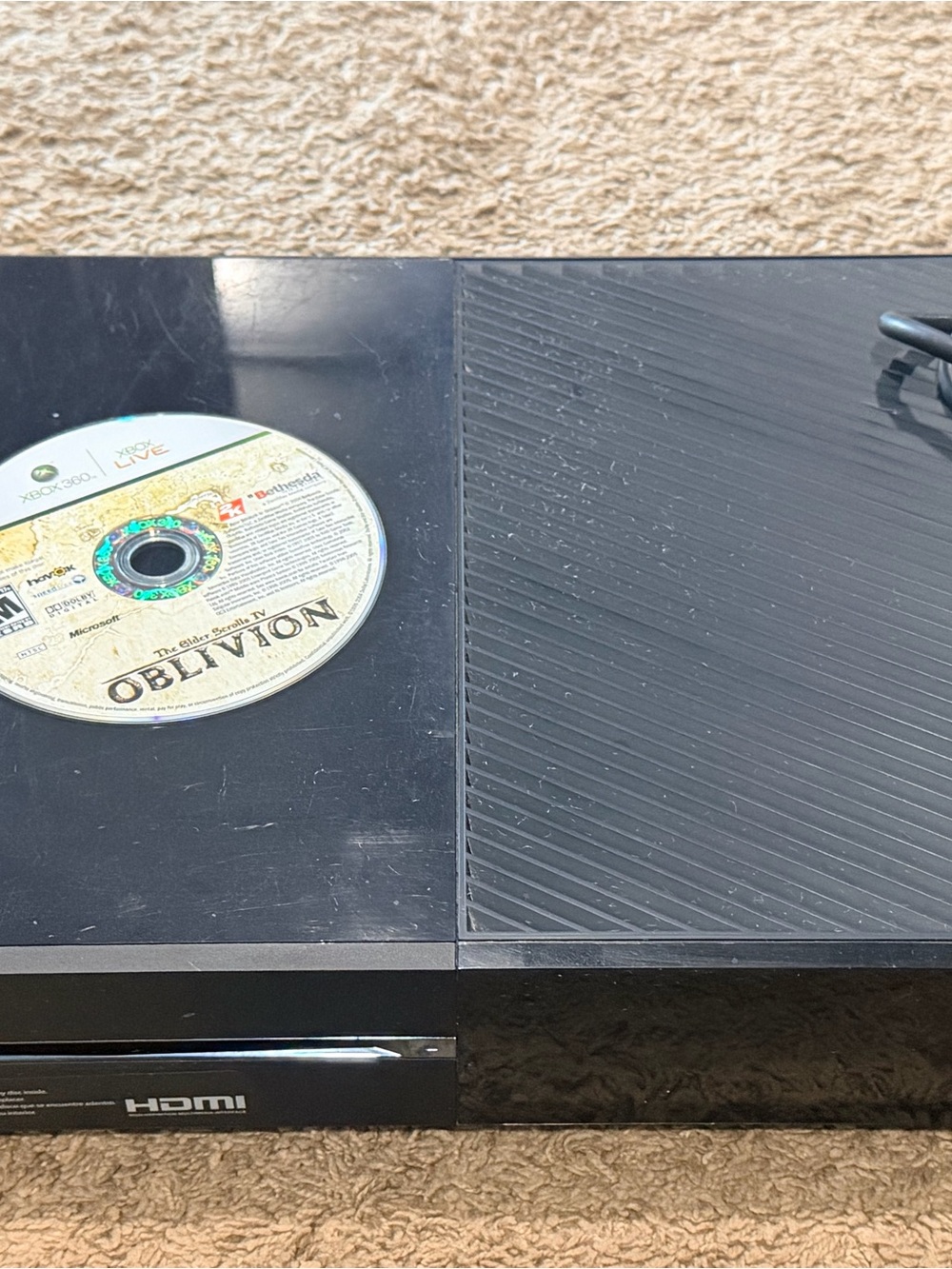 Microsoft Xbox One 500GB Console Gaming System Only Black 1540 W/Power Supply